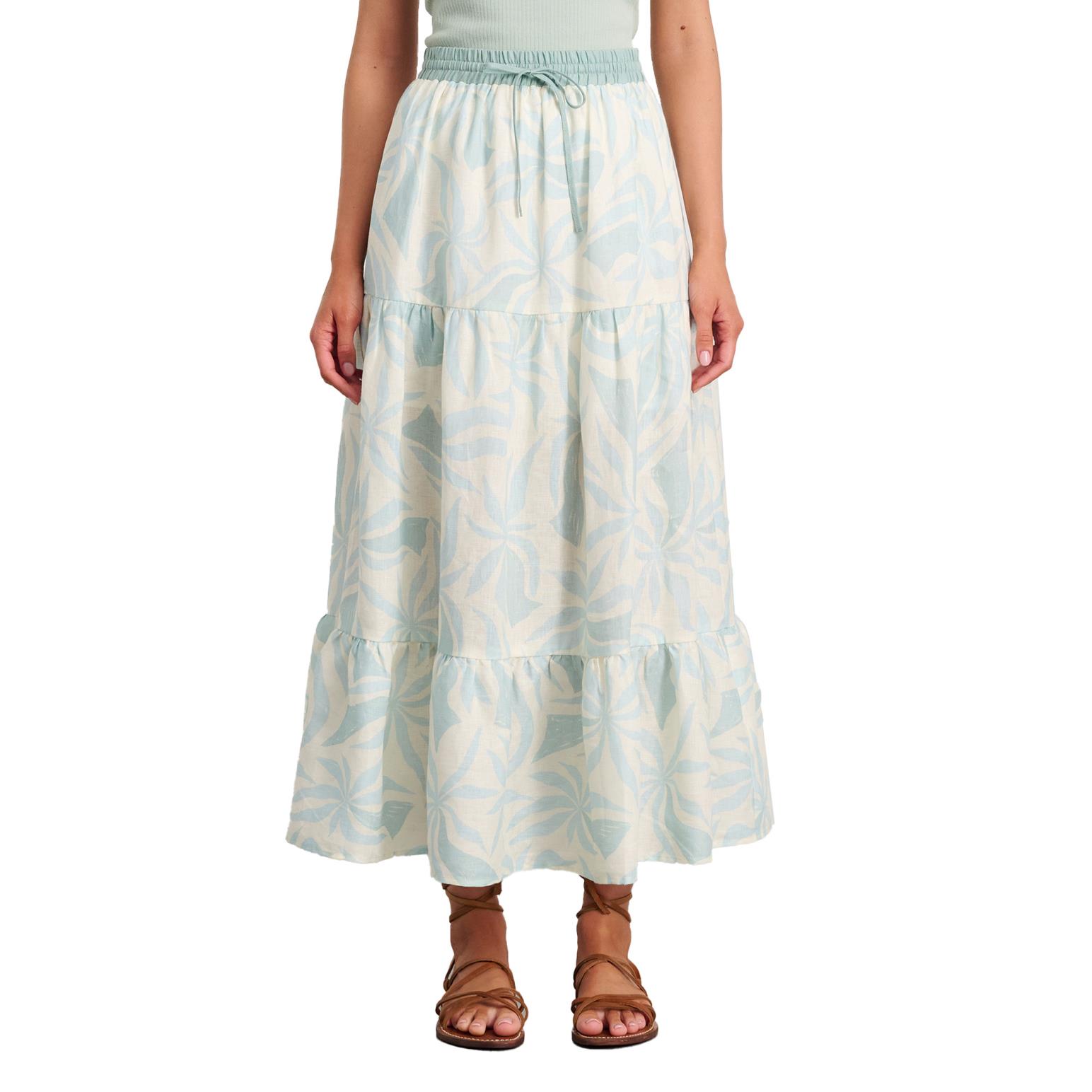 JAG Hallie Linen Palma Maxi Skirt